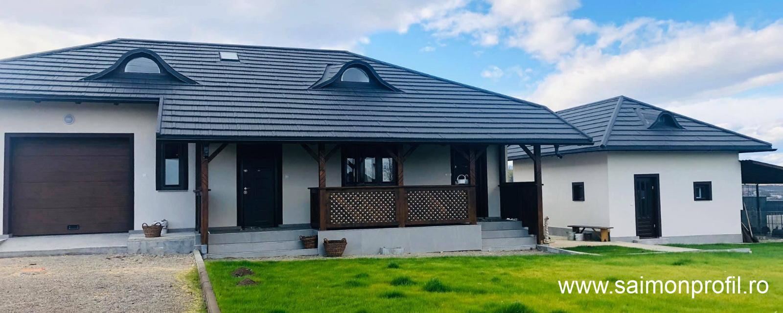 Şindrilă metalică acoperiş Novatik METAL WOOD