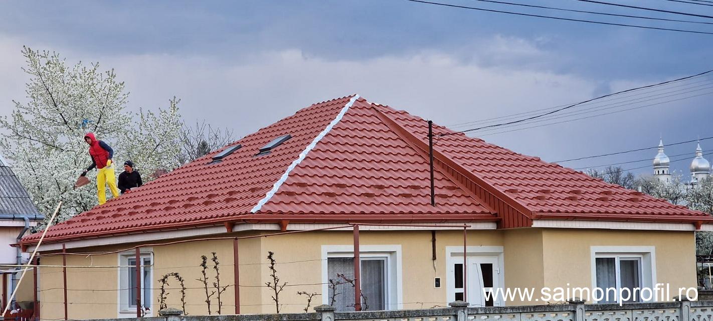 Tablă tip ţiglă metalică acoperiş Rufster NOVA Paşcani Iaşi